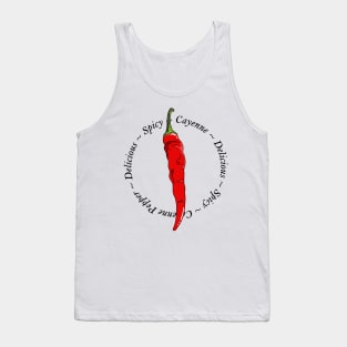 Cayenne Chili Pepper Tank Top